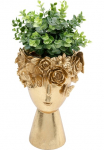 Kare Design Dekoratyvinė vaza &raquo;Deko vaza Flowercrown Gold 20cm&laquo;