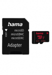 Hama Atminties kortelė &raquo;microSD plok&scaron;tė Memory Pro 4K Adapteris UHS treniruoklis C3 UHS-I 80MB/s&laquo; (64 GB UHS Class 3 80 MB/s Lesegeschwindigkeit)
