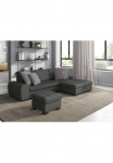 sit&more Kampinė sofa &raquo;Luxor L-Form&laquo; patogi su miegojimo funkcija Dėžutė patalynei ir Kopfteilverstellung