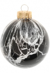 Krebs Glas Lauscha Krebs I&scaron; stiklo Lauscha Weihnachtsbaumkugel &raquo;Spezial-Glaskugel Marmoroptik &Oslash; ca. 8 cm&laquo; Weihnachtsdeko Eglutės žaisliukai Eglutės žaisliukų komplektas i&scaron; I&scaron; stiklo