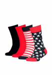 Tommy Hilfiger Kojinės &raquo;TH KIDS SOCK 4P STARS & STRIPES ECOM&laquo; 4 pora su auff&auml;lligen Designakzenten