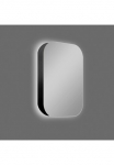 Talos Badezimmerspiegelschrank oval BxH: 40x60 cm i&scaron; Alumunium ir Echtglas IP24