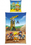 PAW PATROL Patalynė &raquo; Rubbel&Crew&laquo; 2 Stk. Patalynės užvalkalai