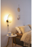 Pauleen Sieninis &scaron;viestuvas &raquo;Boho Dream max20W Schwarz/Beige 230V Metall/Stoff&laquo; E27 E27