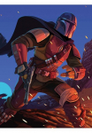 Komar Paveikslas &raquo;Mandalorian Ambush&laquo; Disney | Star Wars 1 Stk. dalys paveikslas zur dekoracija im vaikų kambario baldų komplektas - be grotelės