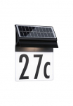Paulmann LED Sieninis &scaron;viestuvas &raquo;Solar Namo numerio ap&scaron;vietimas Neda IP44 3000K 14lm Schwarz&laquo; 1 Stk. Warmwei&szlig;