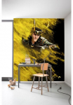 Komar Fototapetas &raquo;Digitaldruck Vlies - Loki Yellow Dust - Gr&ouml;&szlig;e 200 x 250 cm&laquo; ra&scaron;tuotas glatt vaikų kambario baldų komplektas