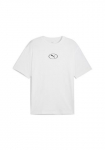 PUMA Mar&scaron;kinėliai &raquo;SPORT RELAXED GRAPHIC TEE&laquo; trumpomis rankovėmis Mar&scaron;kinėliai apvalia i&scaron;kirpte su Print-Applikation