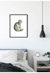 Komar Paveikslas &raquo;Cute Animal Turtle&laquo; Schildkr&ouml;ten 1 Stk. dalys paveikslas zur dekoracija - be grotelės