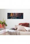 Komar Paveikslas ant drobės &raquo;Night Cruise - Gr&ouml;&szlig;e 90 x 30 cm&laquo; medis | Berge | gėlės | Bl&auml;tter | Foto | Jahreszeiten | Landschaft | Meer | Natur | palmių motyvas | Strand Rinkinys 1 Stk. dalys Paveikslas mi Echtholzrahmen