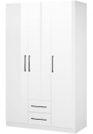 OTTO home Drabužių spinta &raquo;Sylt Schlafzimmerschrank Kabykla spinta hochglanz&laquo; Kokybi&scaron;kas juodos spalvos Metallgriffe spinta su perfekter Innenausstattung plotis 120cm