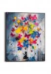 Reinders! Paveikslas &raquo;Butterfly Balloon&laquo; vaikų kambario baldų komplektas - Schmetterlinge - Kind - Mehrfarbig - MDF - Street Art