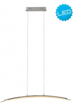 n&auml;ve LED pakabinamas &scaron;viestuvas &raquo;Surf&laquo; LED-Modul 1 Stk. Warmwei&szlig; chromfarben dimmbar su Phasenan- ir -abschnitt Dimmer L: 100cm