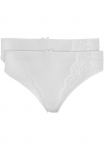 Nina Von C. Jazz-Pants kelnaitės &raquo;"Silver Edition"&laquo; 2vnt. Pack Gražiai elastisch bequem feminin su nėrinių su kaspinas