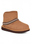 UGG Aulinukai &raquo;CLASSIC MINI CRESCENT&laquo; batai Namų avalynė Winterschuh su Lammfellkragen