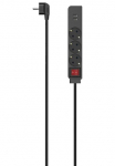 Hama Prailgintuvas 5-fach (Ein- / Ausschalter | USB-Anschl&uuml;sse Kabell&auml;nge 14 m) 2 x USB-A