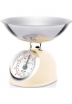 eta Virtuvinės svarstyklės &raquo;STORIO beige 577790040 Retro analog&laquo; Ganzmll-Design su einer Nerūdijančio plieno Raktas iki 5 kg