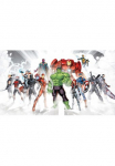 Komar Tapetai &raquo;Digitaldruck Vlies - Avengers Unite - Gr&ouml;&szlig;e 500 x 280 cm&laquo; ra&scaron;tuotas glatt vaikų kambario baldų komplektas