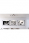 GLOBO LIGHTING Lubinis &scaron;viestuvas &raquo;MATRIX&laquo; GU10 1 Stk. Warmwei&szlig; Deckenspot/beweglich/verchromt/LxBxH: 600x80x160mm