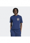 adidas Originals Mar&scaron;kinėliai &raquo;GRAPHIC Mar&scaron;kinėliai LO&laquo; lockerer sukirpimas trumpas rankovės su gro&szlig;em Trefoil Logo