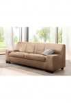 DOMO collection Trivietė sofa &raquo;Norma zeitlos kubisch ir elegant komfortabel Plok&scaron;čias Armlehnen&laquo;