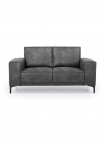 OTTO home Dvivietė sofa &raquo;Kompaktsofa Oland Struktur Flachgewebe Luxus-Microfaser Boucle&laquo; 164 cm Wellenunterfederung Skandi-Design metalinės kojos