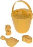 L&Auml;SSIG Sandform-Set &raquo;Sandspielzeug 5er rinkinys Water Friends yellow&laquo; audinys i&scaron; ressourcenschonendem Biokomposit