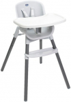 Chicco Maitinimo kėdutė &raquo;Zest Plus Wooden Grey&laquo; () su nuimamas Padėklas