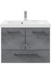 Saphir Vonios kambario baldų komplektas &raquo;Quickset 945 Mineralmarmor-Waschtisch su spintelė 74 cm breit&laquo; 1 Stk. dalys