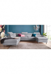 exxpo - sofa fashion Sofa &raquo;Maretto bequem ir komfortabel viel Platz plotis 330cm U-Form&laquo; ir Kopfteilverstellung dėl mehr Sitzkomfort patogi miegojimo funkcija