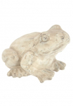 I.GE.A. Dekoratyvinė figurėlė &raquo;Frosch i&scaron; Keramik&laquo; Antik-Look Gartendeko Gyvūnų figūrėlė Deko Statue Gartenfigur varlė