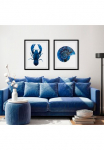 queence Paveikslas &raquo;Abel&laquo; Kunst | Meer | Wassertiere 1 Stk. dalys HD Premium Poster-Druck ir Holzrahmen
