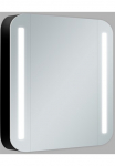 Talos Badezimmerspiegelschrank &raquo; Black Linea&laquo; Keičiamas LED ap&scaron;vietimas 60x70cm