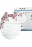 Sch&uuml;tte WC-dangtis &raquo;Flowers&Wood&laquo; High Gloss su MDF Holzkern su Lėto nusileidimo funkcija