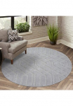 Carpet City Kilimas &raquo;FLAIR138&laquo; ovali 11 mm auk&scaron;tis Kurzflor-Teppich Skandi-Stil Wohnzimmer