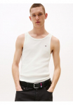 Tommy Jeans Tommy Džinsai Mar&scaron;kinėliai be rankovių &raquo;TJM XSLIM 3 PACK FLAG palaidinukė EXT&laquo; su tiefem Mar&scaron;kinėliai apvalia i&scaron;kirpte