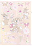 Komar Sienos lipdukai &raquo;Little Miss Bunny - Gr&ouml;&szlig;e 50 x 70 cm&laquo; selbstklebend Sienų lipdukai vaikų kambario baldų komplektas