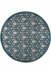 FLAIR RUGS Kilimas &raquo;Oro&laquo; ovali 4 mm auk&scaron;tis fu&szlig;bodenheizungsgeeignet samtartiger Flor geometrisch gemustert