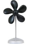 Sonnenk&ouml;nig Stalinis ventiliatorius &raquo;Flower Fan juoda spalva Leistung 9W Stalinis ventiliatorius f&uuml;rs Kinderzimmer&laquo; PU-Schaum frischer Trend 5 Ventilationsbl&auml;tter
