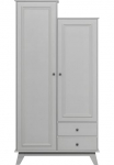 WOOOD Prie&scaron;kambario spinta &raquo;Lily&laquo; massives Kiefernholz su I&scaron;traukiama pakaba H 190 cm x B 98 cm
