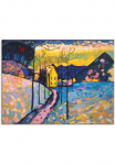 Artland Paveikslas ant drobės &raquo;Winterlandschaft I. 1909&laquo; Wiesen & B&auml;ume 1 Stk. dalys ant Holzrahmen gespannt