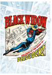 Komar Sienos lipdukai &raquo;Black Widow Comic Classic - Gr&ouml;&szlig;e 50 x 70 cm&laquo; selbstklebend Sienų lipdukai vaikų kambario baldų komplektas