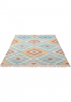 TOM TAILOR HOME Kilimas &raquo;Check Kelim&laquo; rechteckig 5 mm auk&scaron;tis handgewebt su kutai Boho-Style