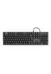 Hama Klaviatūra &raquo;Mechanische Office Klaviatūra "MKC-650" juoda spalva Anthrazit&laquo; (Fn-Tasten | ausklappbare F&uuml;&szlig;e | ergonomische Form)