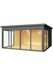 LASITA MAJA Sodo namelis &raquo;DOMEO 5 CARBONGRAU/ANTHRAZIT&laquo; Fundamentmass 4180 x 4180 Carbongrau