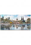 Artland Paveikslas ant drobės &raquo;K&ouml;ln Skyline Abstrakte Collage 20&laquo; Deutschland 1 Stk. dalys ant Holzrahmen gespannt