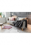 LUXOR living Užklotas &raquo;Novara Sofadecke 130x180 cm&laquo; Kunstfell Kaninchenfell-Haptik super &scaron;velnus Kuscheldecke. lengvai prižiūrimas