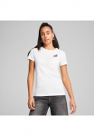 PUMA Mar&scaron;kinėliai &raquo;ESS SMALL NO 1 LOGO TEE&laquo; trumpomis rankovėmis dėl Sportinis Looks i&scaron; medvilnė Mar&scaron;kinėliai apvalia i&scaron;kirpte