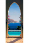 Papermoon Fototapetas &raquo;Arch de Sorrento - T&uuml;rtapete&laquo; matinis