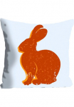 queence Dekoratyvinė pagalvėlė &raquo;Lindt&laquo; su einem orangenen Hasen